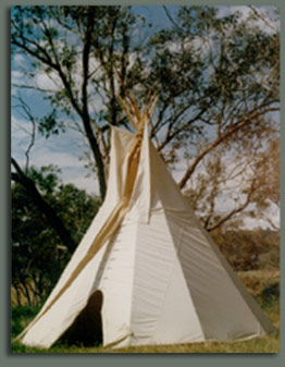 Tipi camping in the Victorian Alps