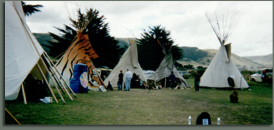 Tipi at Apollo Bay Music Festival