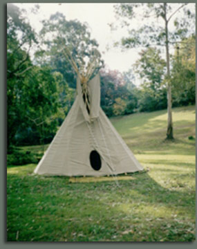 Tipi used for Bed and breakfast