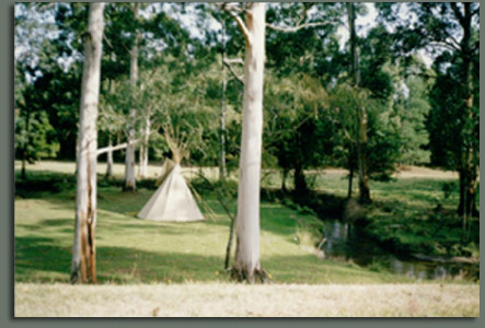 Tipi in Gladysdale victoria