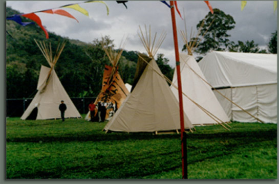 Tipi at 99er rock concert Sydney 1994