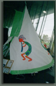 Tipi side view