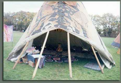 Tiger Tipi at little Steiner group