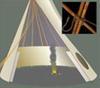 Learn how to set up a Tipi