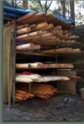 Storing the Tipi poles