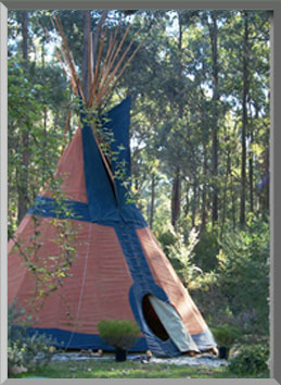 Tipi in Kinglake