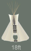 Tipi size 16ft